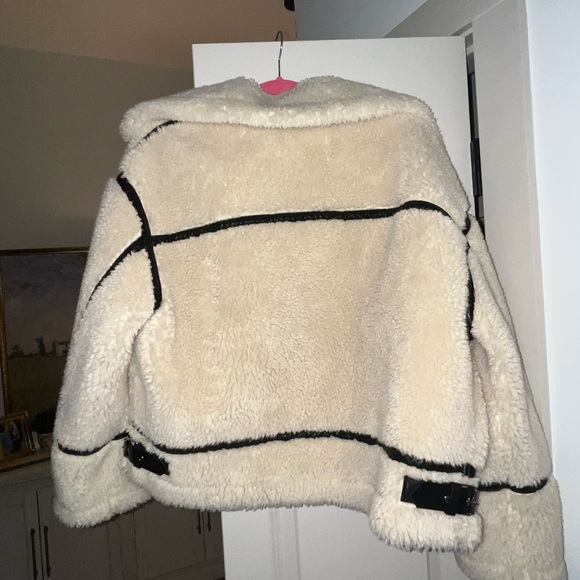 Zara Cream Jacket with Black Trim - Picture 5 of 5